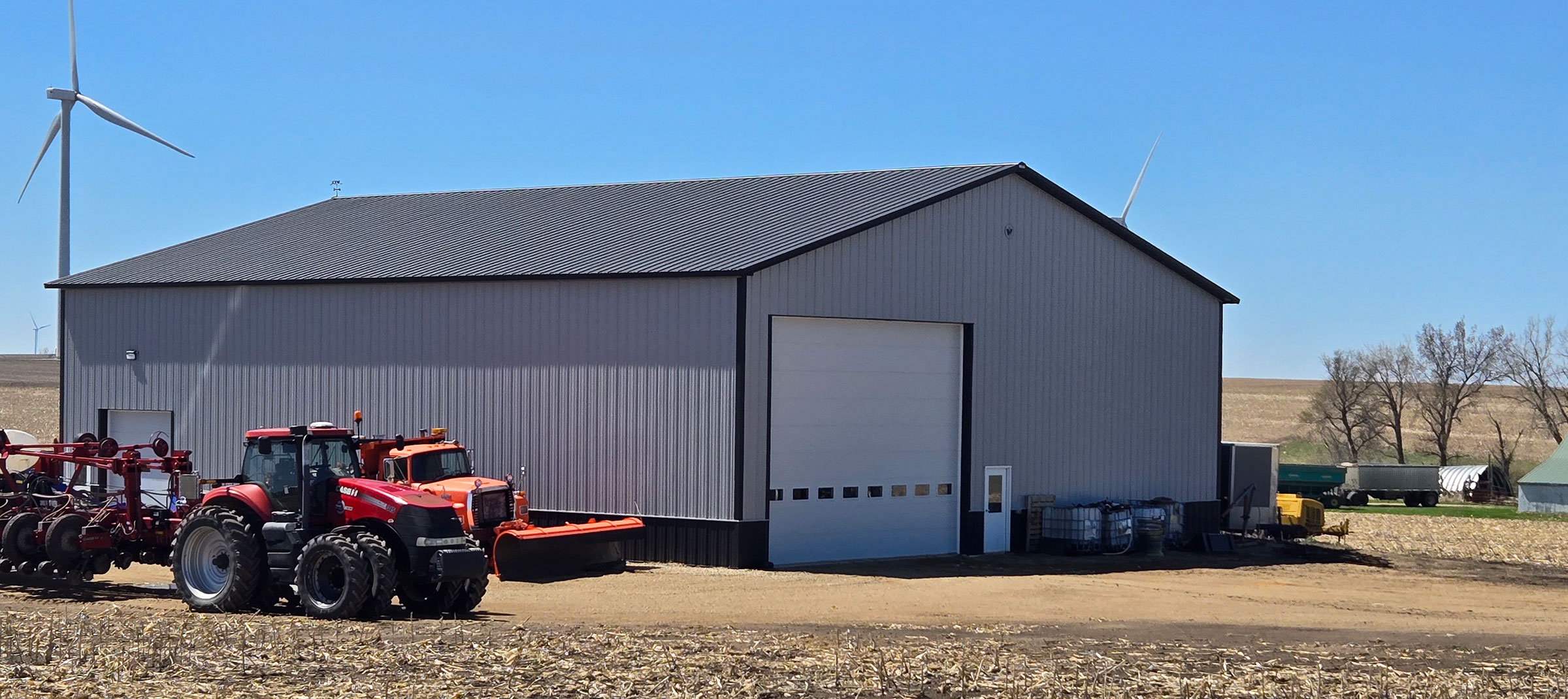 agricultural pole barn machine shed