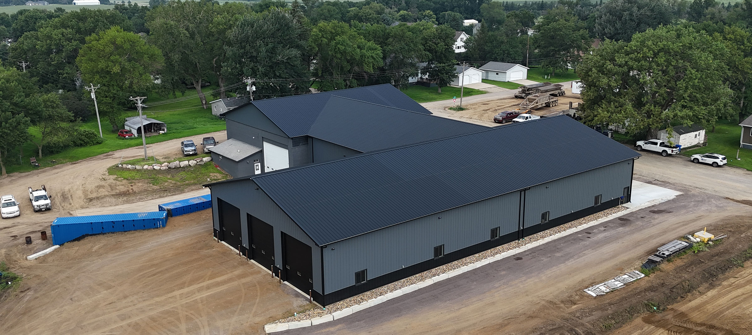 post frame commercial building